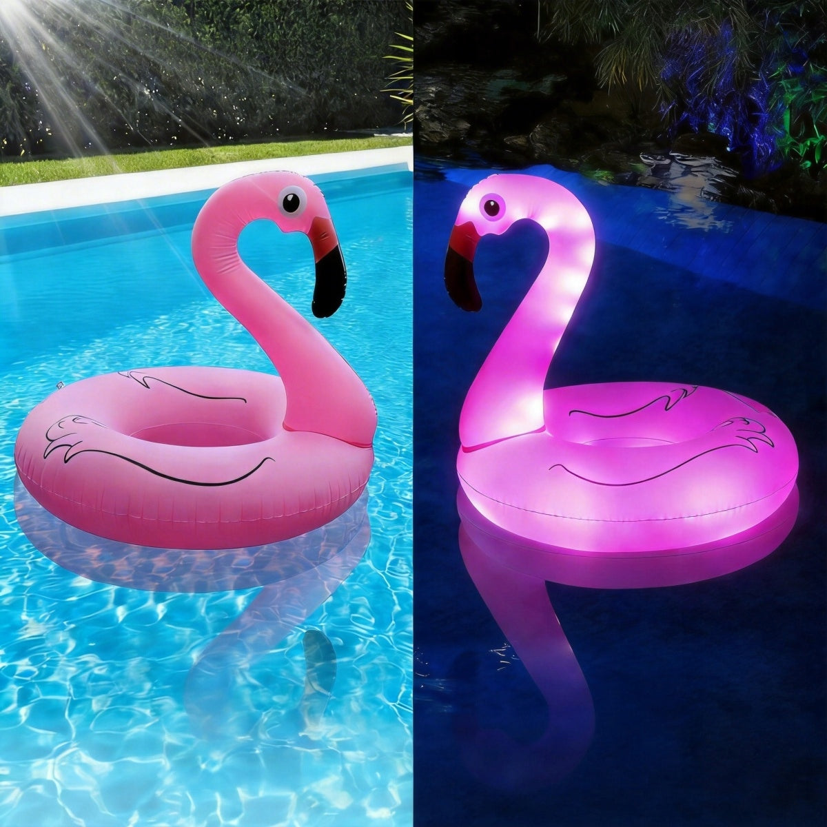 CIRCLE INFLATABLE FOR SWIMMING WATER MATTRESS INFLATABLE FLAMINGO CIRCLE 90CM XXL Brand no brand