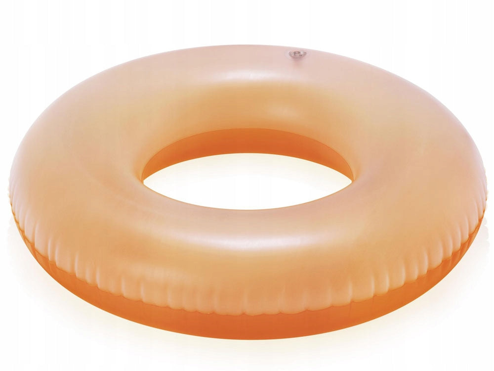 CIRCLE INFLATABLE SMALL PONTOON FOR SWIMMING POOL WATER BEACH WHEEL Model Koło pomarańczowe