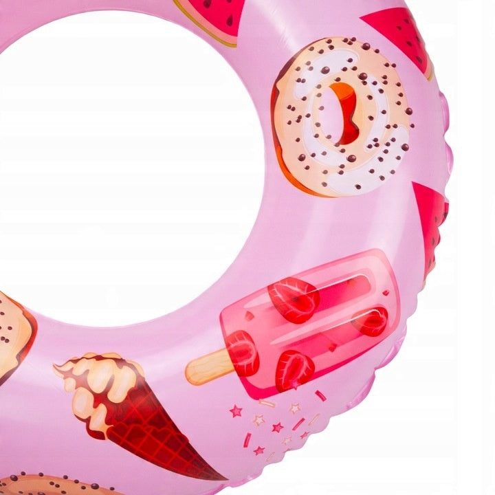 CIRCLE INFLATABLE SWIMMING BEACH CIRCLE FOR SWIMMING POOL SEA PINK CHILDREN Brand Martom
