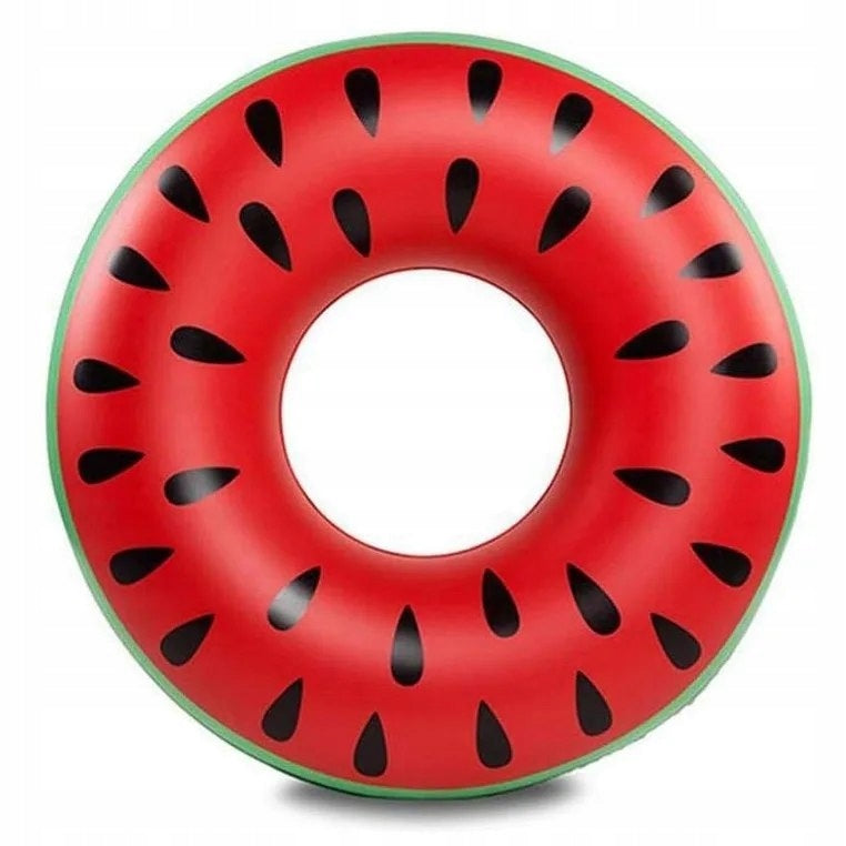 CIRCLE INFLATABLE SWIMMING CIRCLE MATTRESS PONTOON WATERMELON XL 120CM Packaging status original