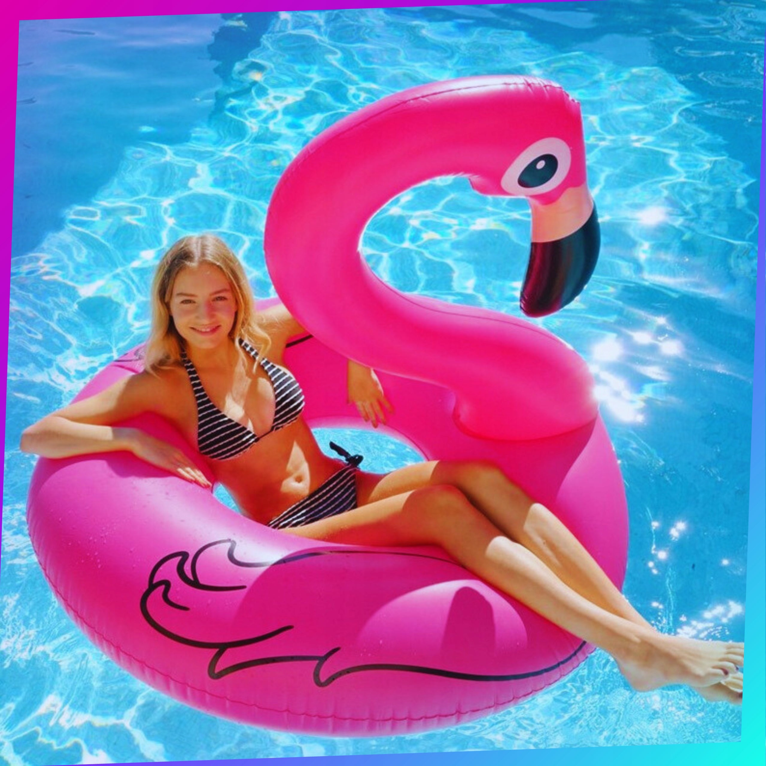 CIRCLE INFLATABLE SWIMMING POOL WATER WHEEL LARGE FLAMINGO MATTRESS 120CM Manufacturer code DMUCHANE KOŁO DO PŁYWANIA EDDCOM FLAMNG 120CM