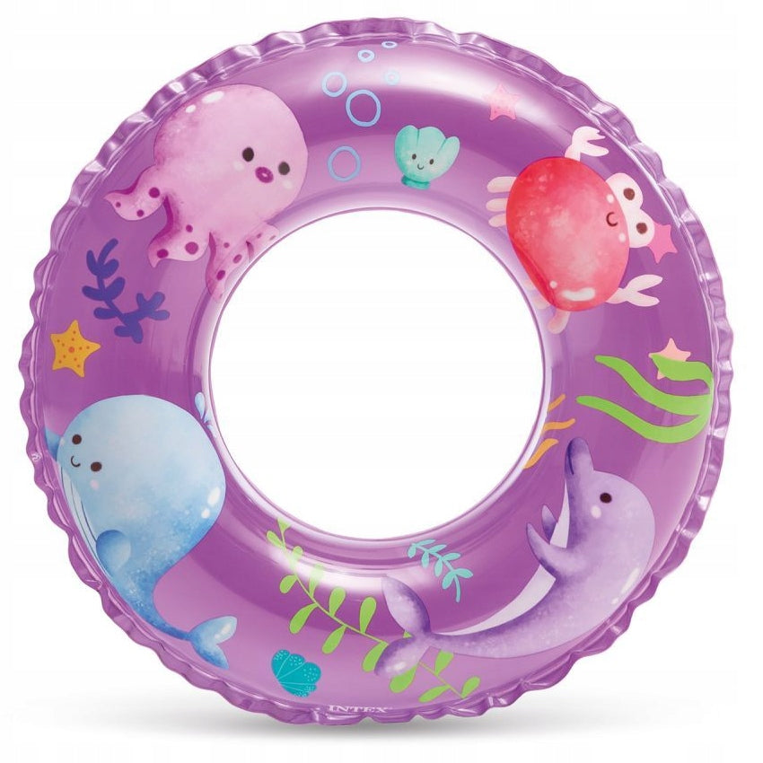 CIRCLE INFLATABLE WHEEL FOR CHILDREN BEACH SWIMMING WATER INTEX 59242