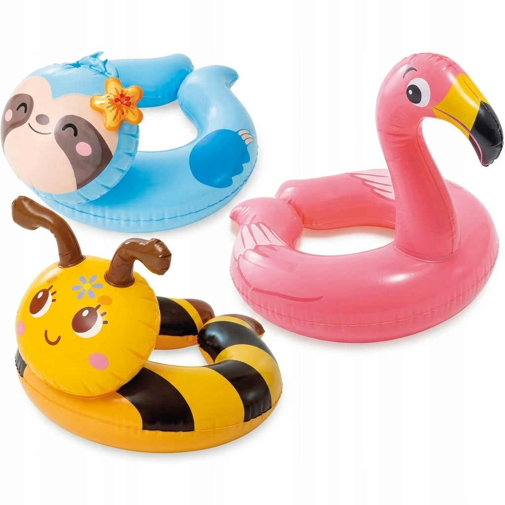 CIRCLE INFLATABLE WHEEL FOR CHILDREN TO SWIM IN THE POOL BY THE SEA, BEE Manufacturer code 4903025531862