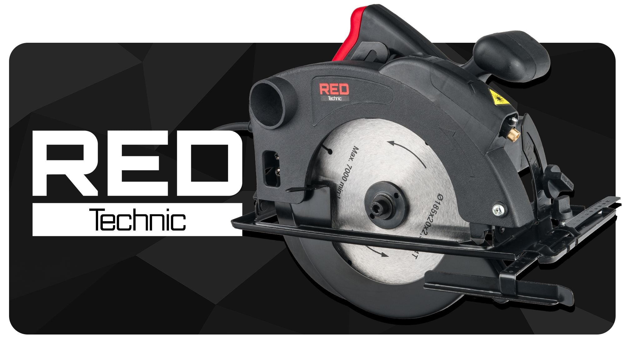 CIRCULAR SAW HAND SAW FOR WOOD WITH LASER 2250W CUTTER 185 MM Packaging status original