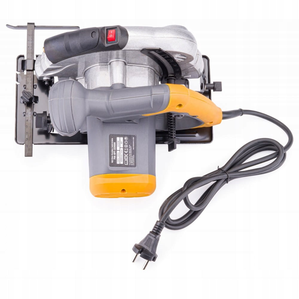 CIRCULAR SAW MANUAL CUTTER 2250W LASER 2xDISCS POWERMAT Saw bore diameter 20 mm