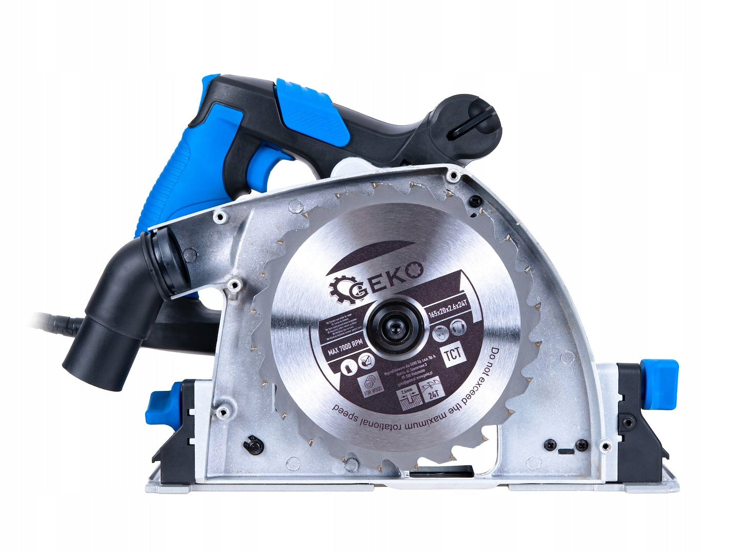 CIRCULAR SAW PLUNGER WITH GUIDE 1200W NETWORK 165MM + ACCESSORIES Maximum power 1200 W