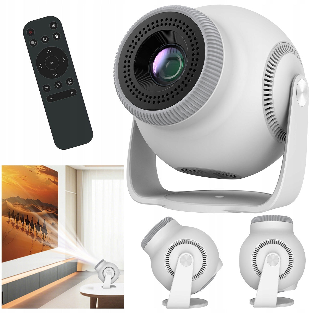 CIRON TP360 Android WiFi6 BT LED 200ANSI Multimedia Projector Packaging status original