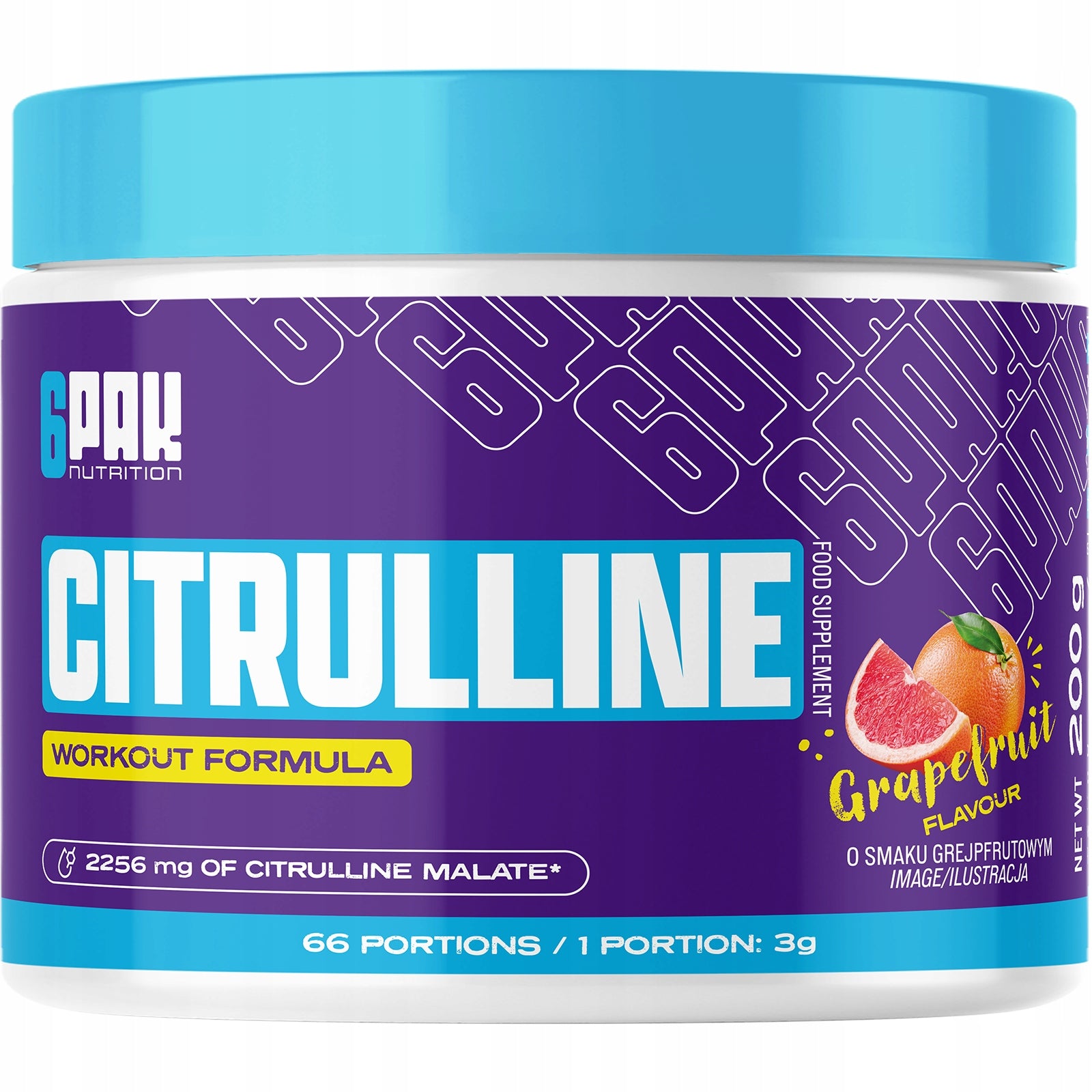 CITRULLINE APPLES 66 SERVINGS MUSCLE PUMP Citrulline Malate Grapefruit