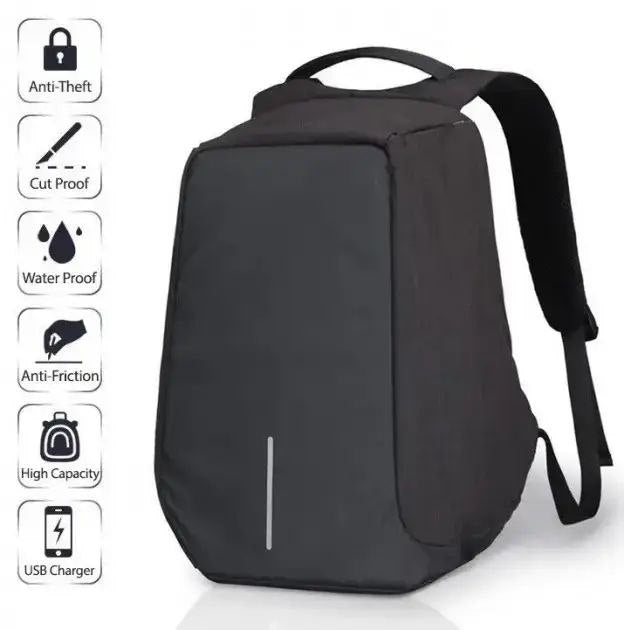 CITY ANTI-THEFT LAPTOP BACKPACK WITH USB PORT Brand no brand