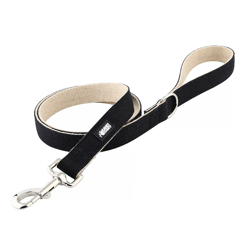 CITY LEASH FOR German Belgian SHEPHERD black HUGGY DOGGY L Manufacturer code Smycz dla psa Huggy Doggy Eko mocna 2m