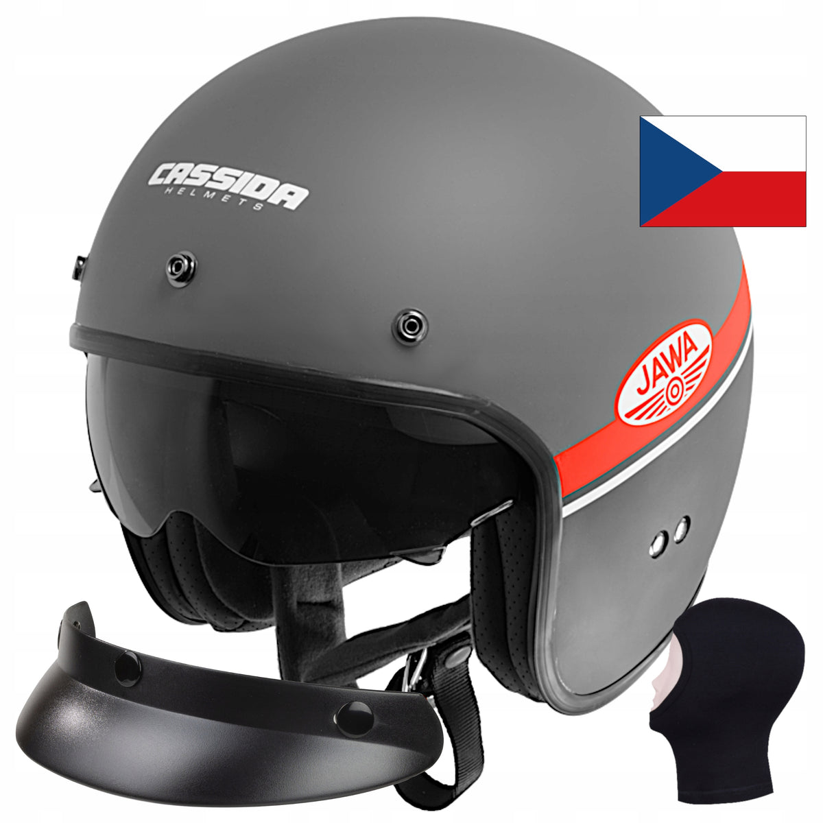 CITY MOTOR JAWA CASSIDA WITH VISOR AND GLASSES