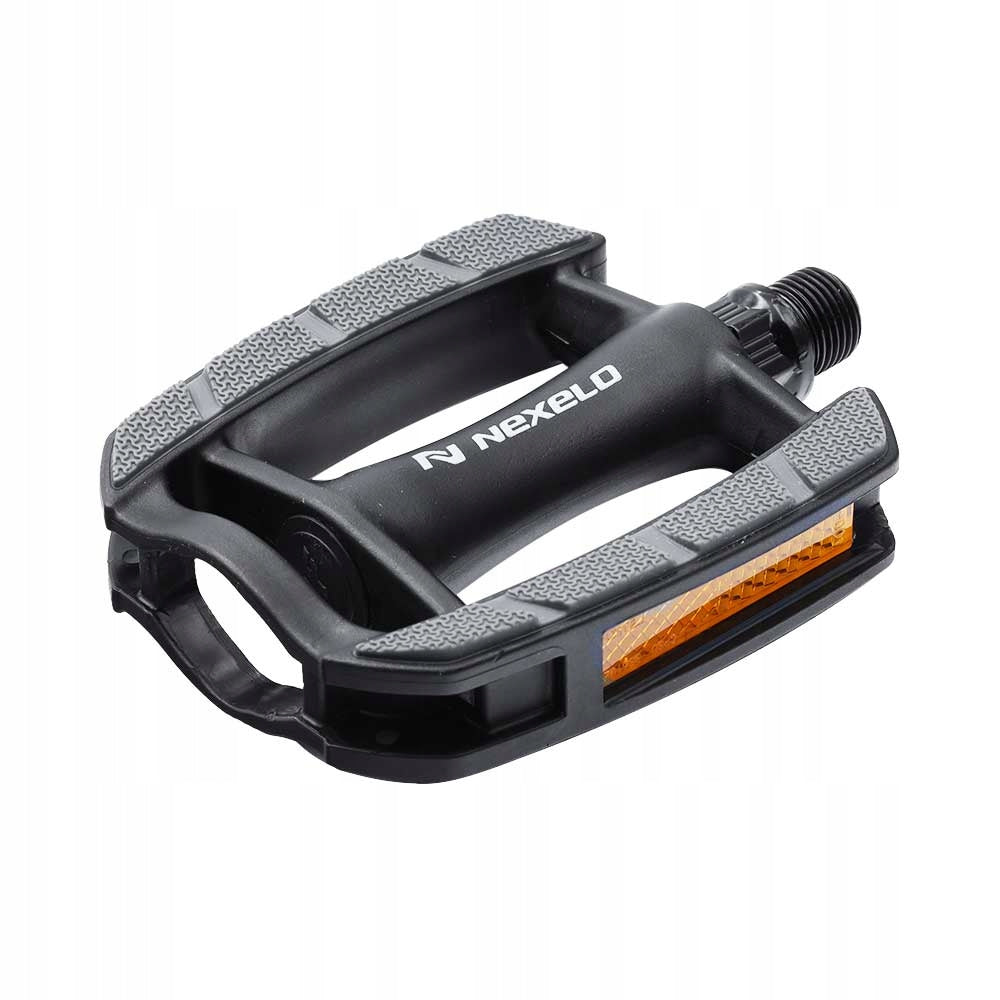 CITY/TREK 9/16 Lightweight Platform Bike Pedals with Black and Gray Reflector Packaging status original