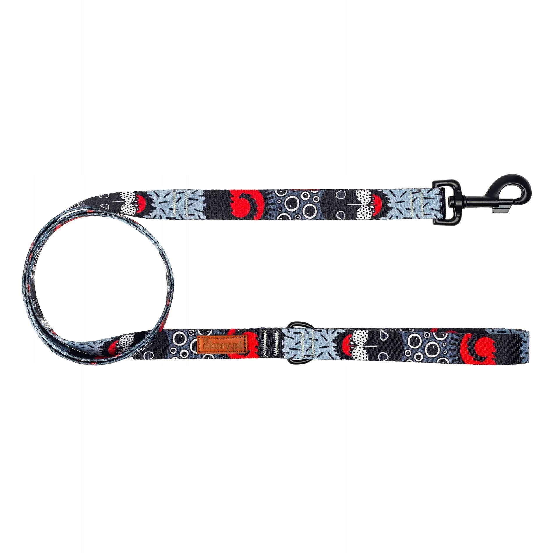 CITY leash large dog from 20kg doberman rottweiler dog 180 cm Ukory BLACK EAN (GTIN) 5905999415666