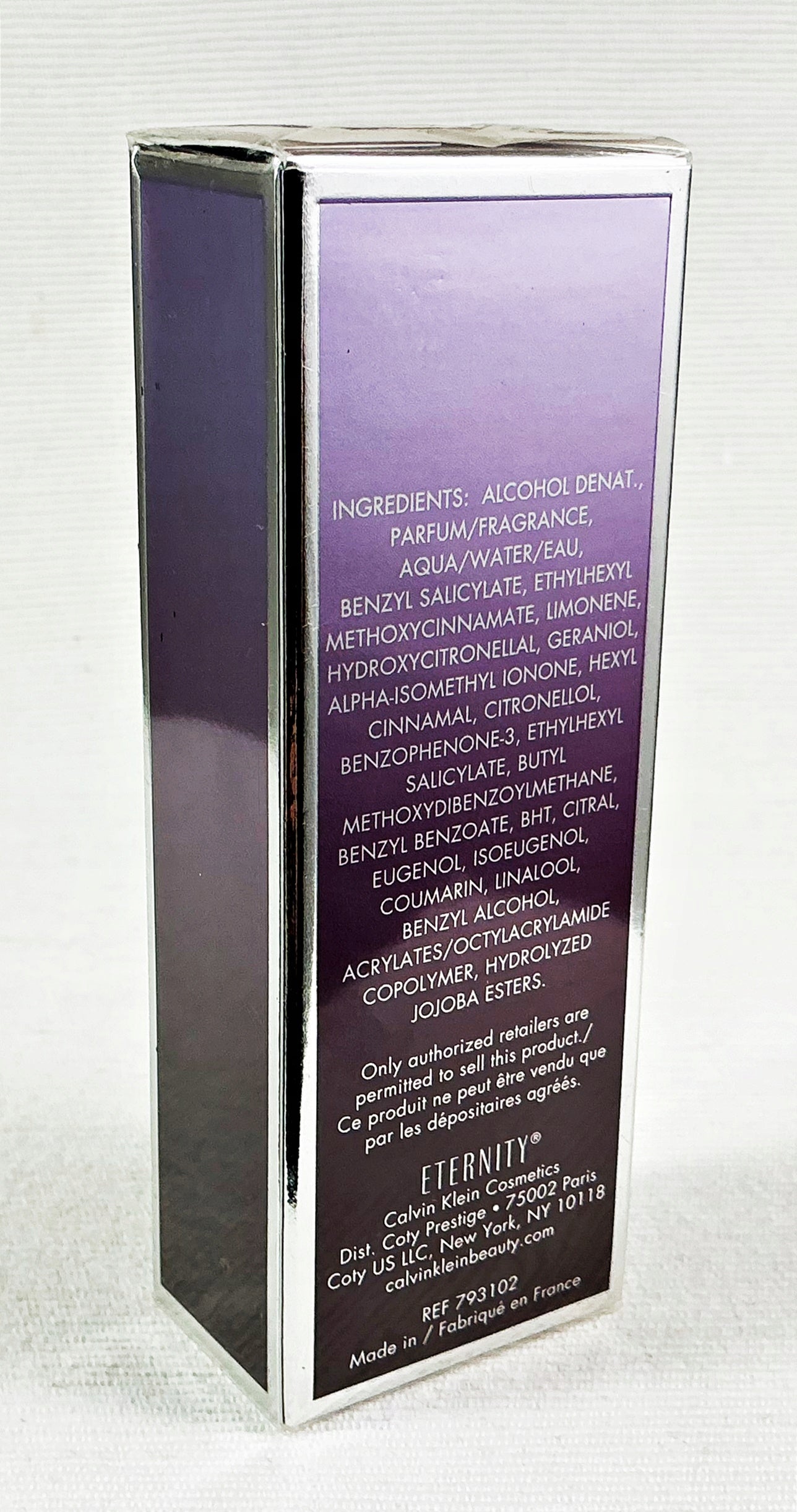CK CALVIN KLEIN ETERNITY NIGHT 30 ML EAU DE PARFUM UNIQUE Manufacturer code 333