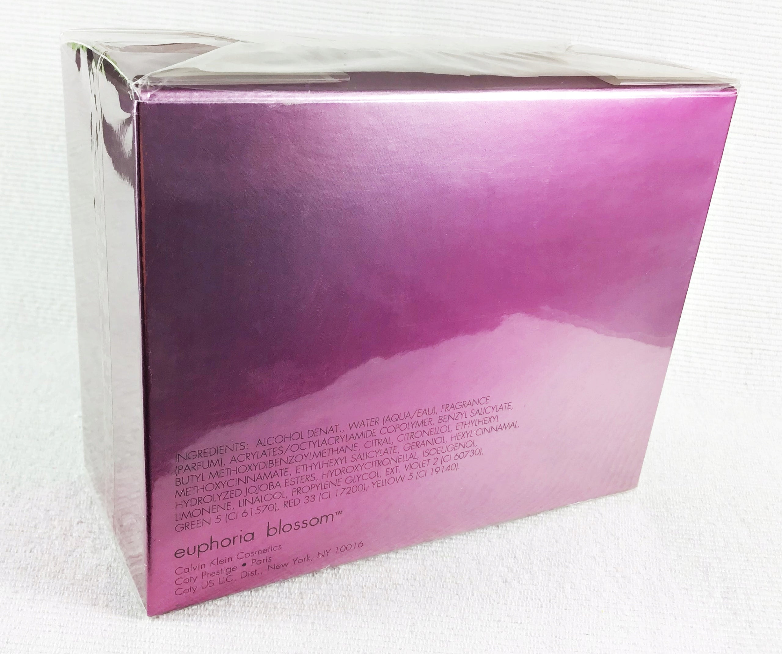 CK CALVIN KLEIN EUPHORIA BLOSSOM 100 ML EAU DE TOILETTE UNIQUE Packaging status original