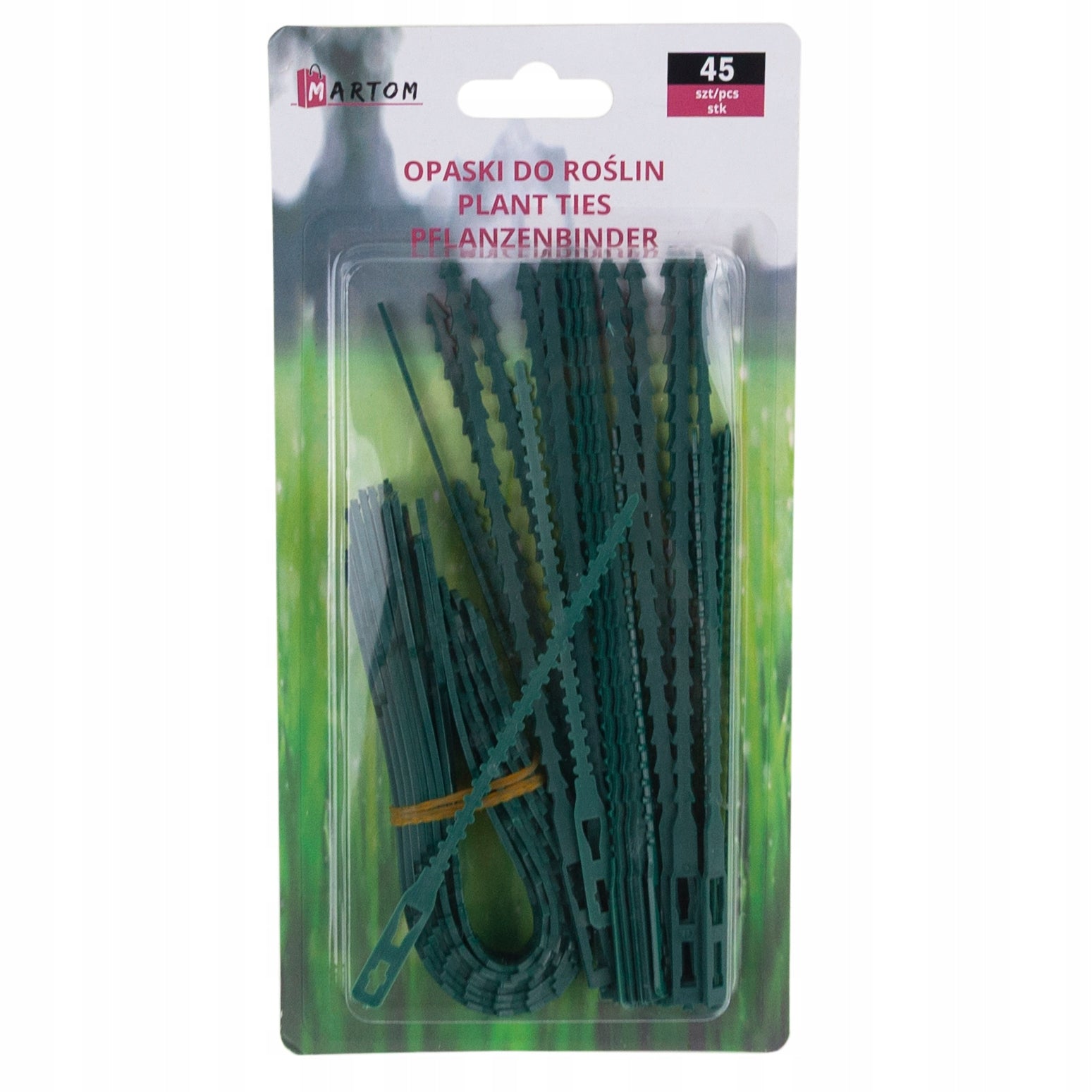 CLAMP BANDS PLANT CLIPS POLE FIXING STEMS 45pcs 3 sizes Manufacturer code TG81359