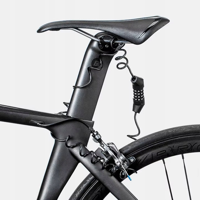 CLASP BICYCLE SECURITY LOCK CABLE FOR BICYCLE SCOOTER CIPHER CODE Packaging status original