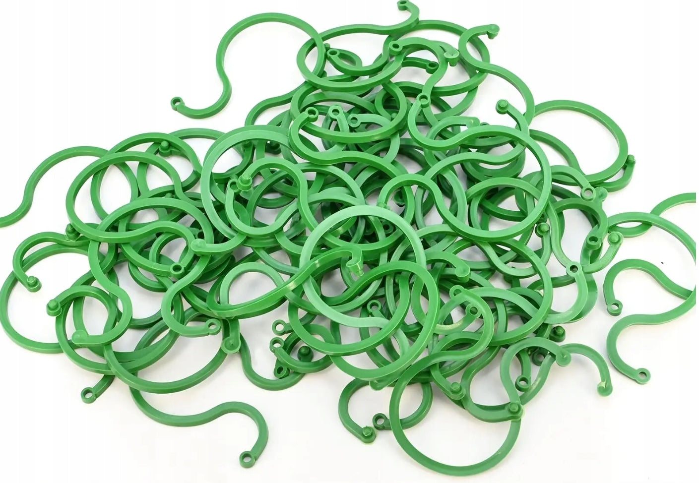 CLASP CLIP BUCKLE FOR PLANTS TOMATOES BEAN FLOWERS STEMS 50 PCS EAN (GTIN) 5903794435384