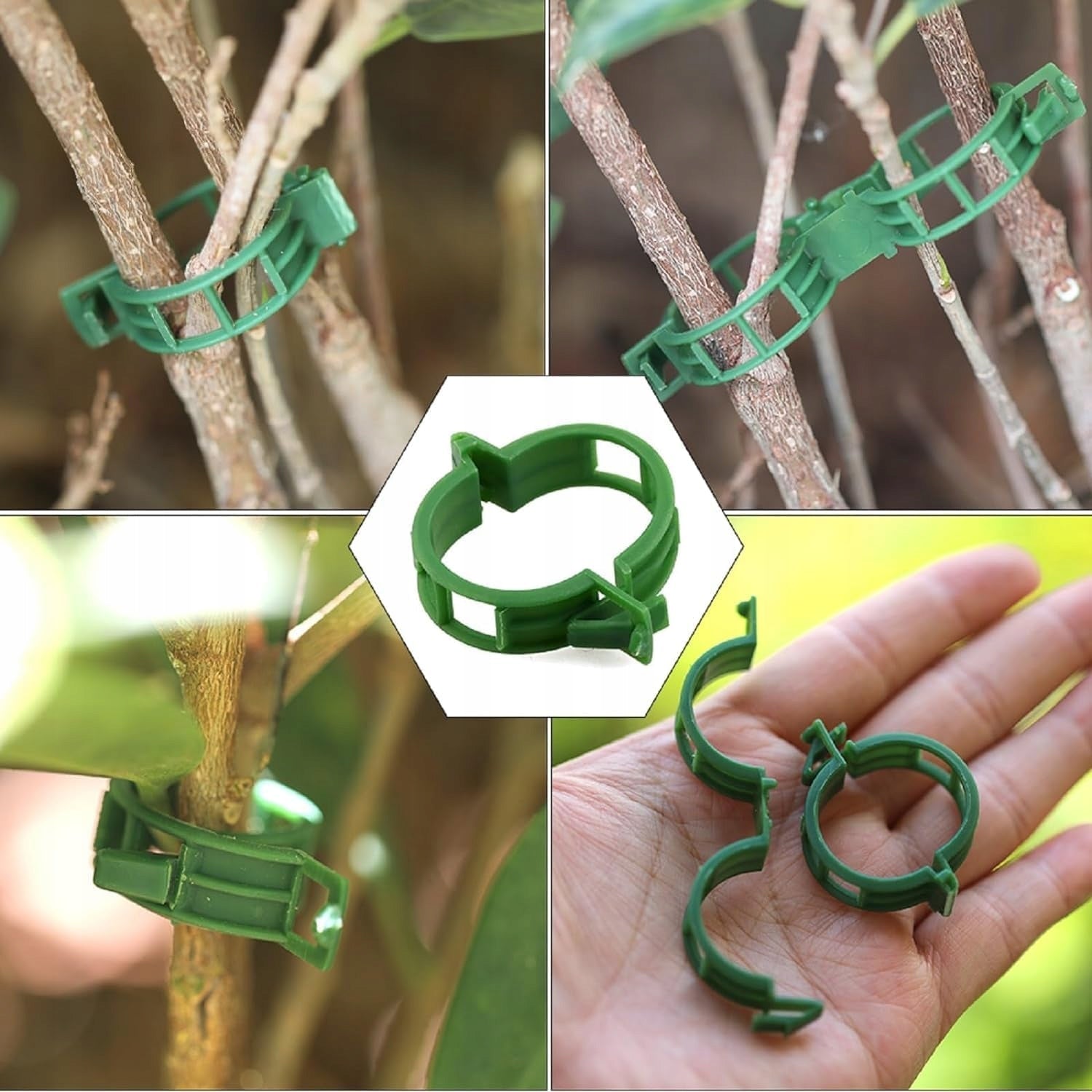 CLASPS CLIPS FOR TOMATOES BEAN STEMS PLANTS 300 PCS MULTIFUNCTIONAL Number of pieces 300 pcs
