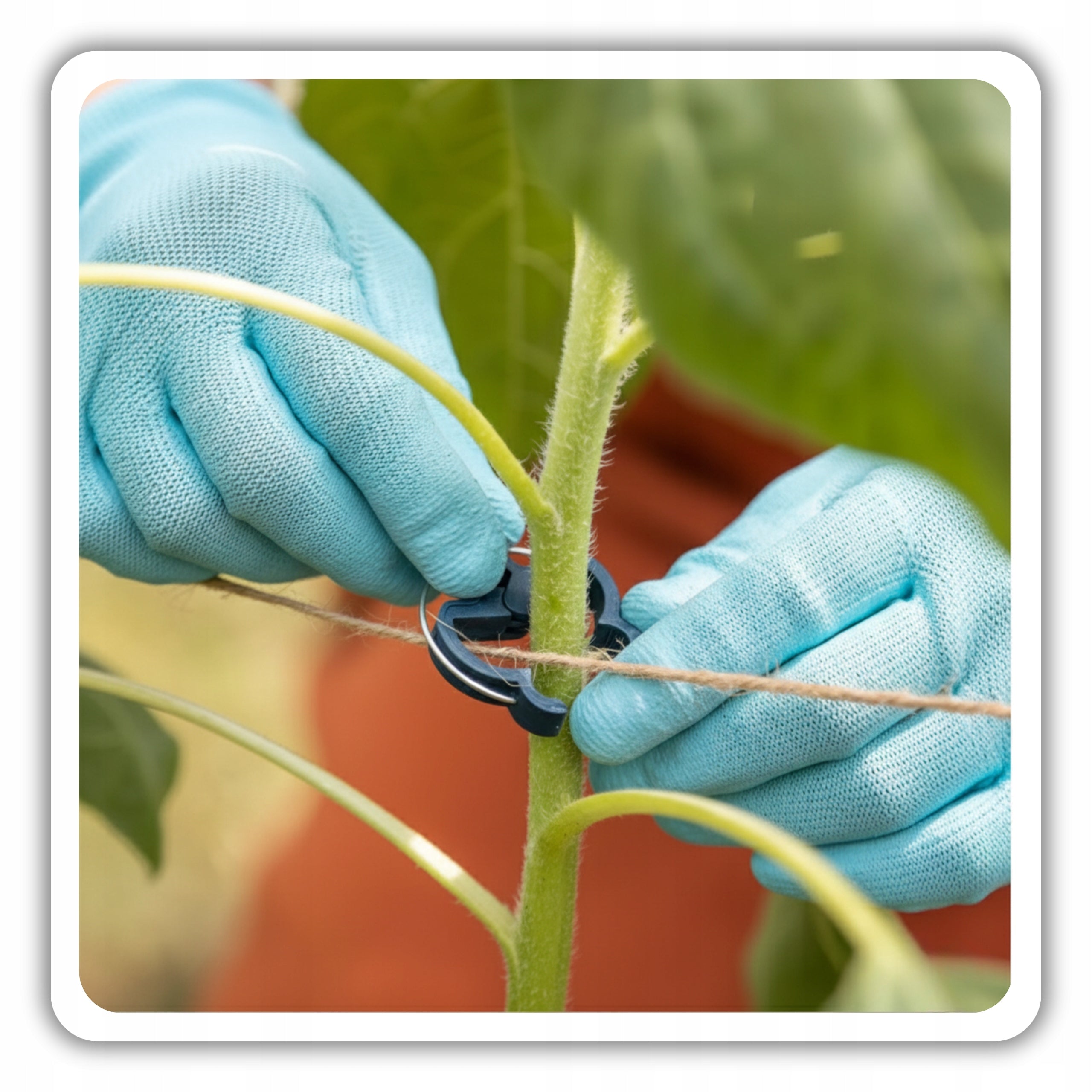 CLASPS CLIPS FOR TOMATOES PLANT LIGATION BANDS FOR FIXING PLANTS Brand HAGE