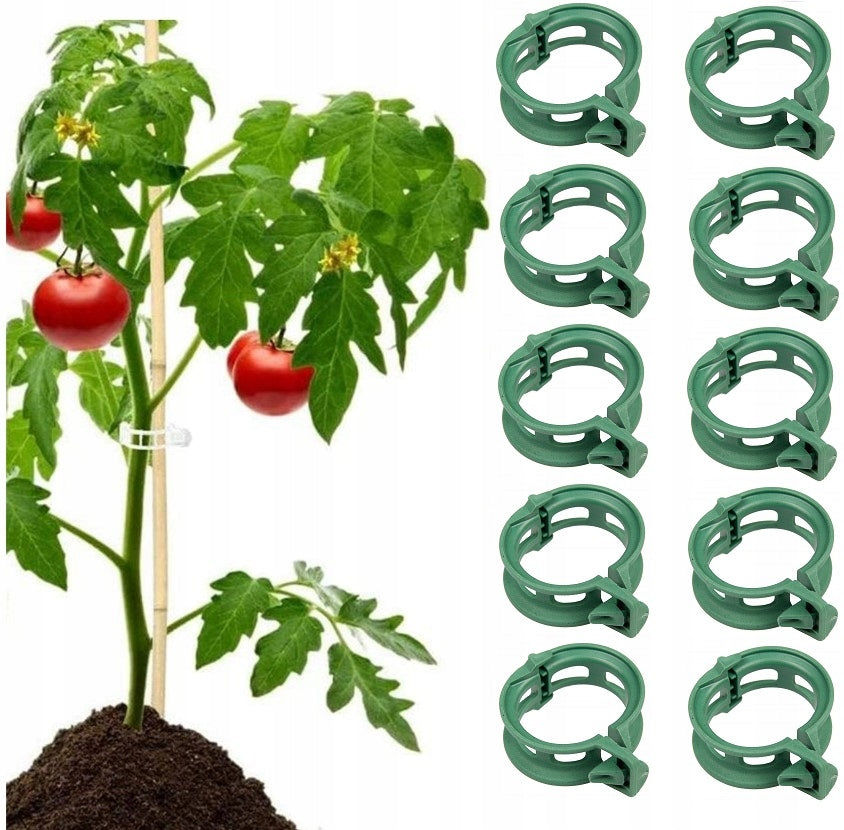 CLASPS CLIPS FOR TOMATOES PLANTS BEANS SHOOTS 50 PIECES