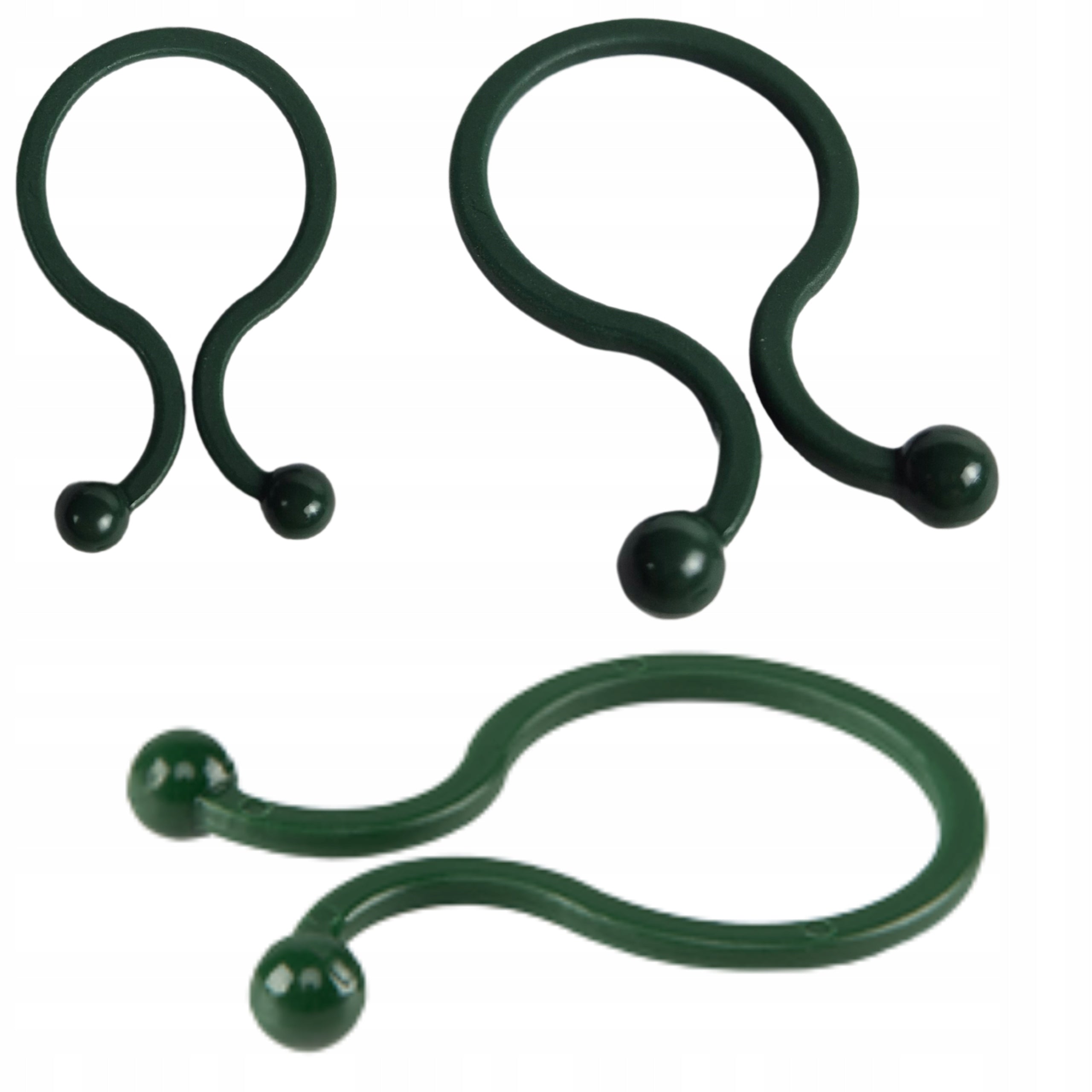 CLASPS FOR FASTENING TOMATOES FIXING PLANTS WITH BUCKLE SUPPORTS CLIP Manufacturer code Elastyczne zapinki do mocowania warzyw