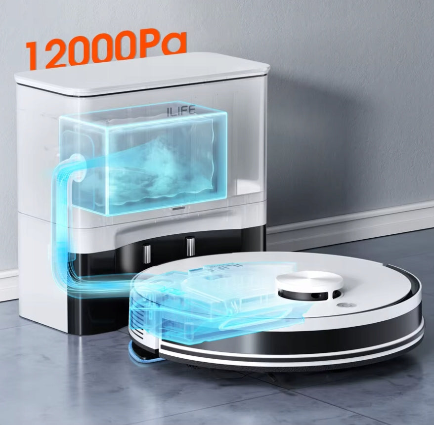 CLEANING ROBOT WITH MOP AND STATION 2in1 COMBO MOPPING 5000Pa ILIFE A30 Pro Packaging status original