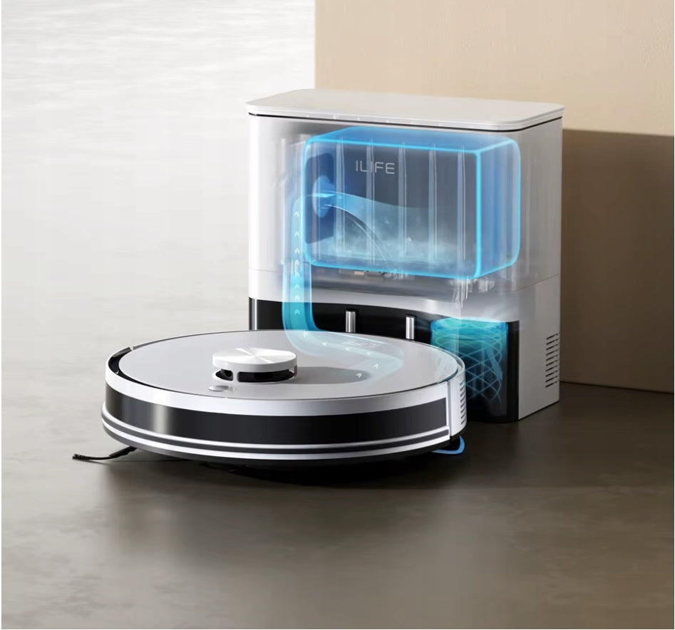 CLEANING ROBOT WITH MOP AND STATION 2in1 COMBO MOPPING 5000Pa ILIFE A30 Pro Power 800 W