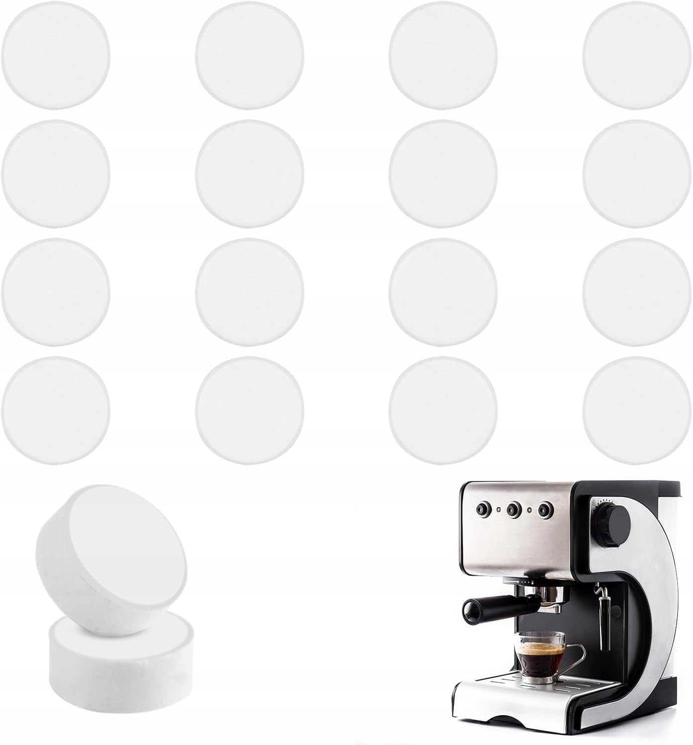 CLEANING TABLETS FOR COFFEE MACHINE HYGIENE AND LONGEVITY OF THE MACHINE