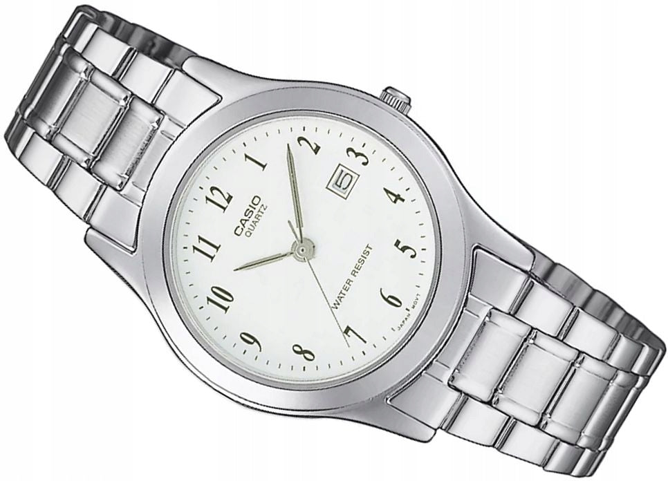 CLEAR AND ELEGANT WOMEN'S WATCH CASIO LTP-1141PA-7B WITH ARABIC NUMERALS Manufacturer code LTP-1141PA-7BEG