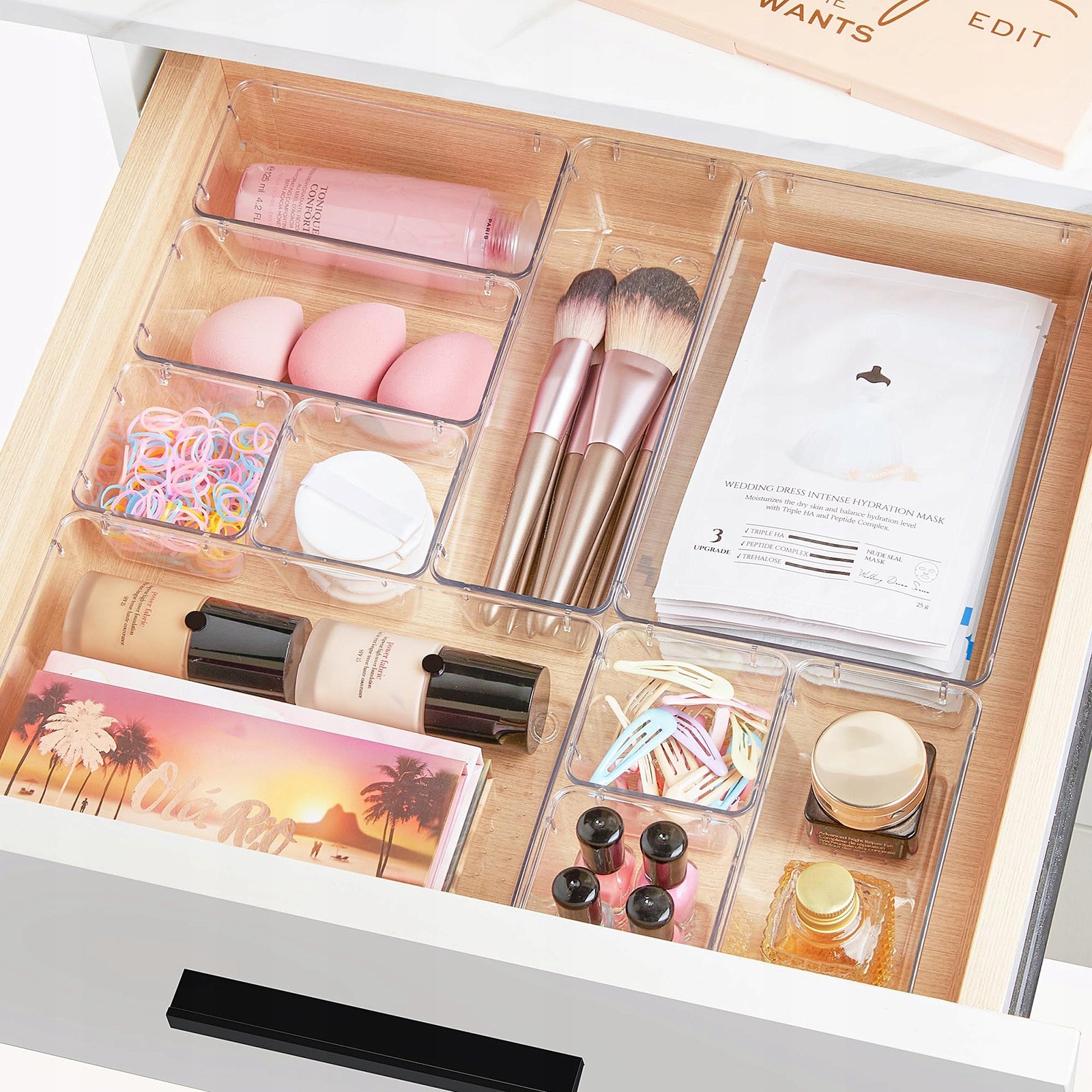 CLEAR PLASTIC DRAWER ORGANIZERS - 36 PIECES Brand no brand