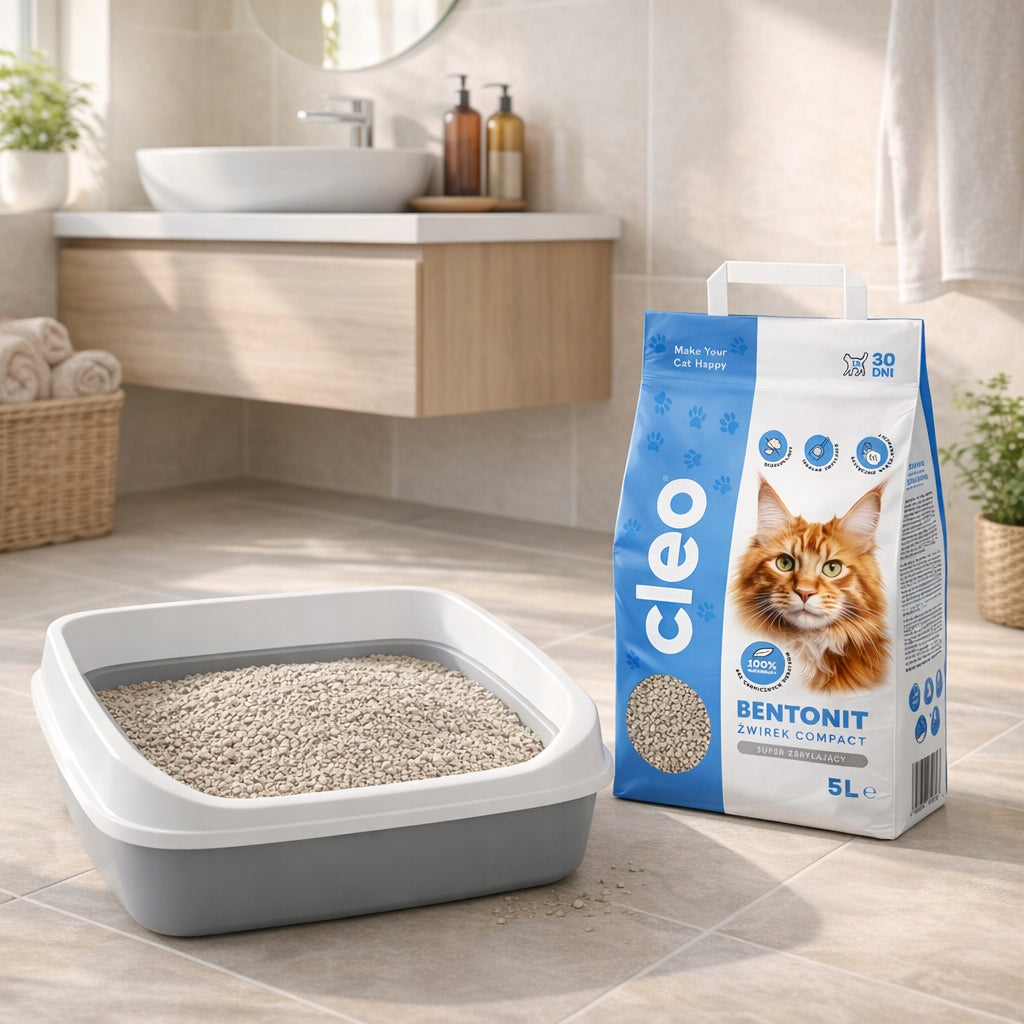 CLEO - Bentonite litter COMPACT 5L Volume 5 l