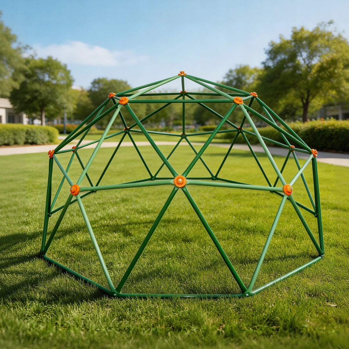CLIMBING DOME FOR CHILDREN LADDER SOLID METAL 3M 10FT SQUARE TOYS Dominant material metal