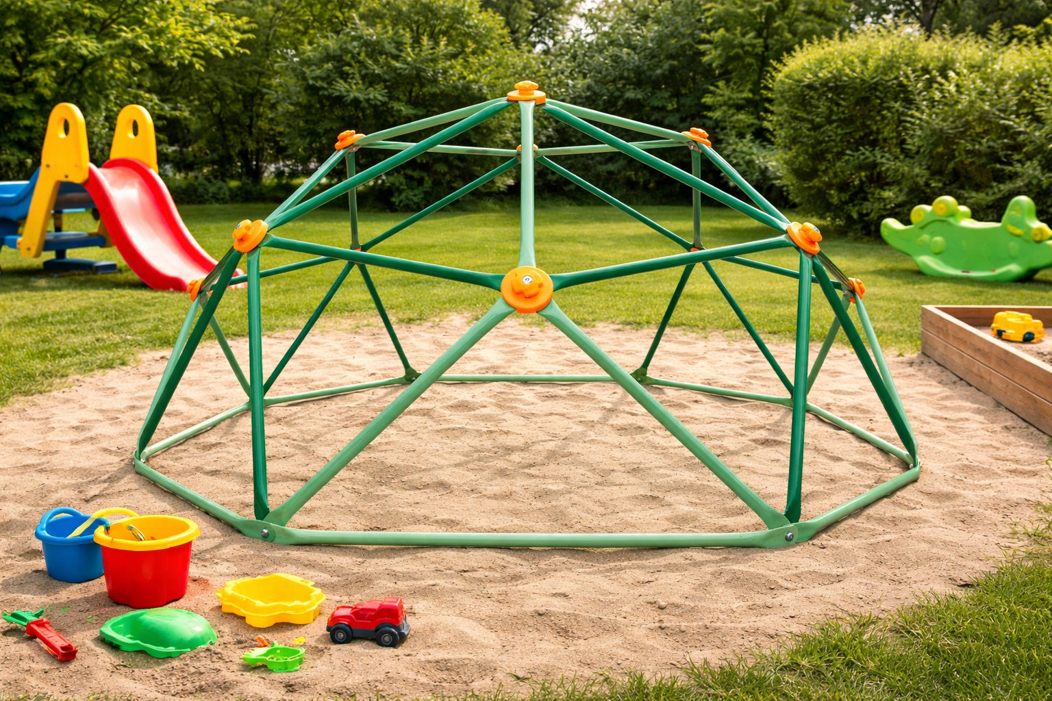 CLIMBING DOME FOR CHILDREN LADDER SOLID STRONG 1,8M 6FT SQUARE TOYS Included climbing dome