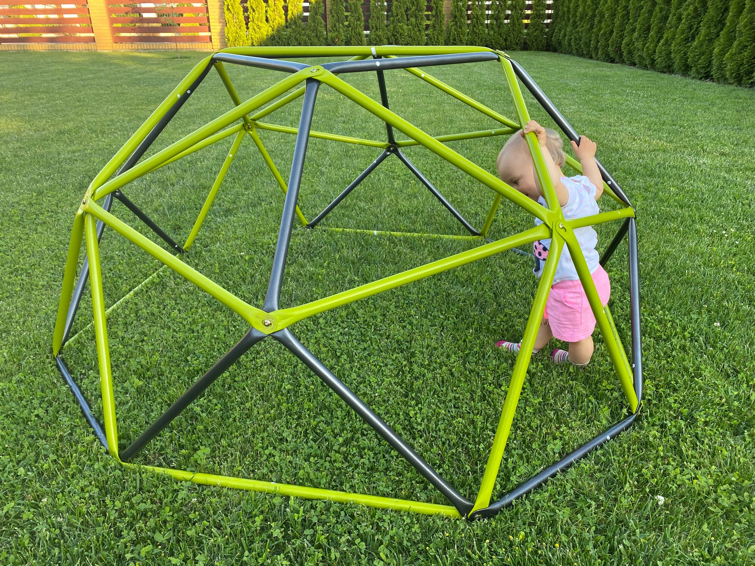 CLIMBING Dome 180 CM Metal For Climbing To The Square Toys Garden LARGE Kind metal