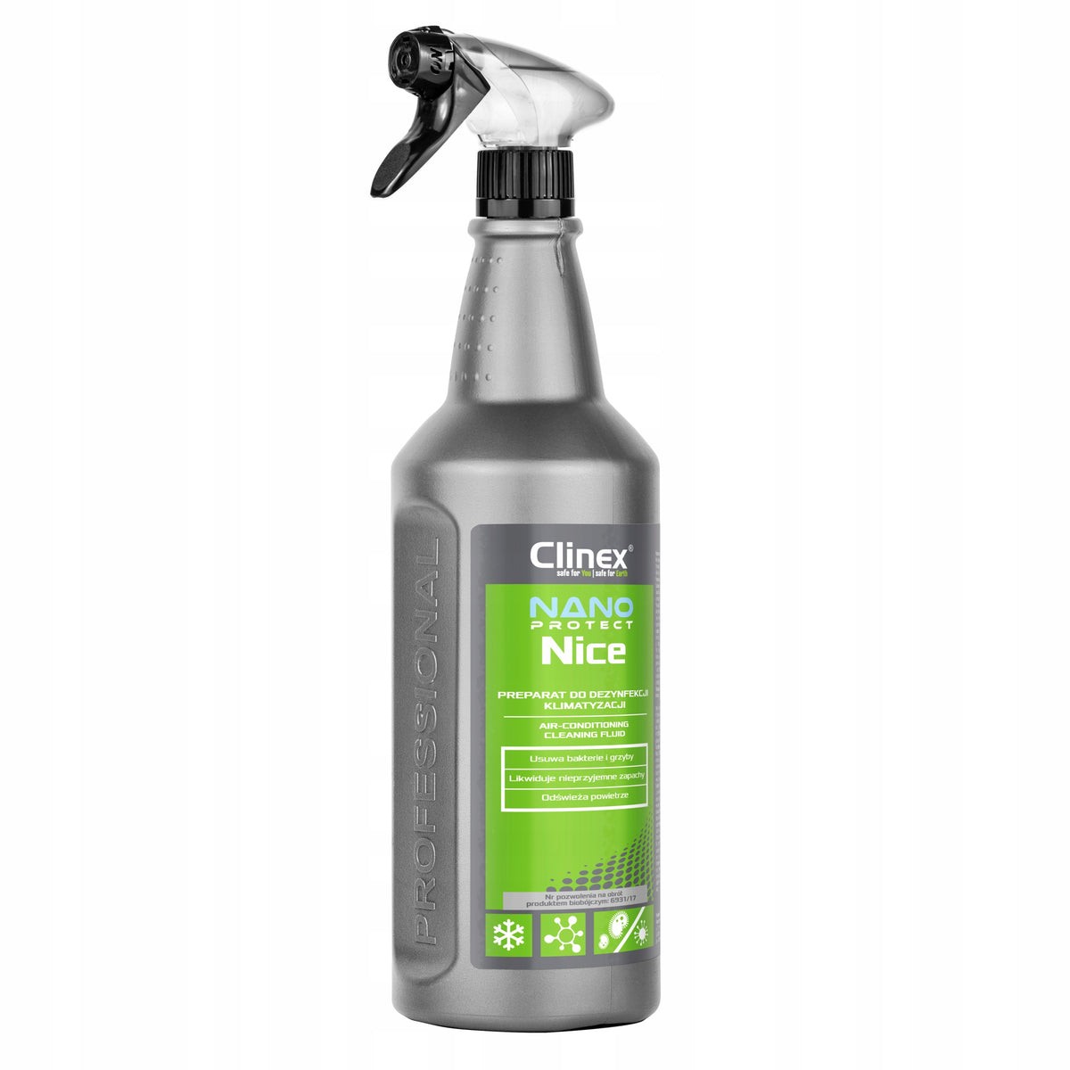 CLINEX NANO NICE 1L FOR AIR CONDITIONING DISINFECTION