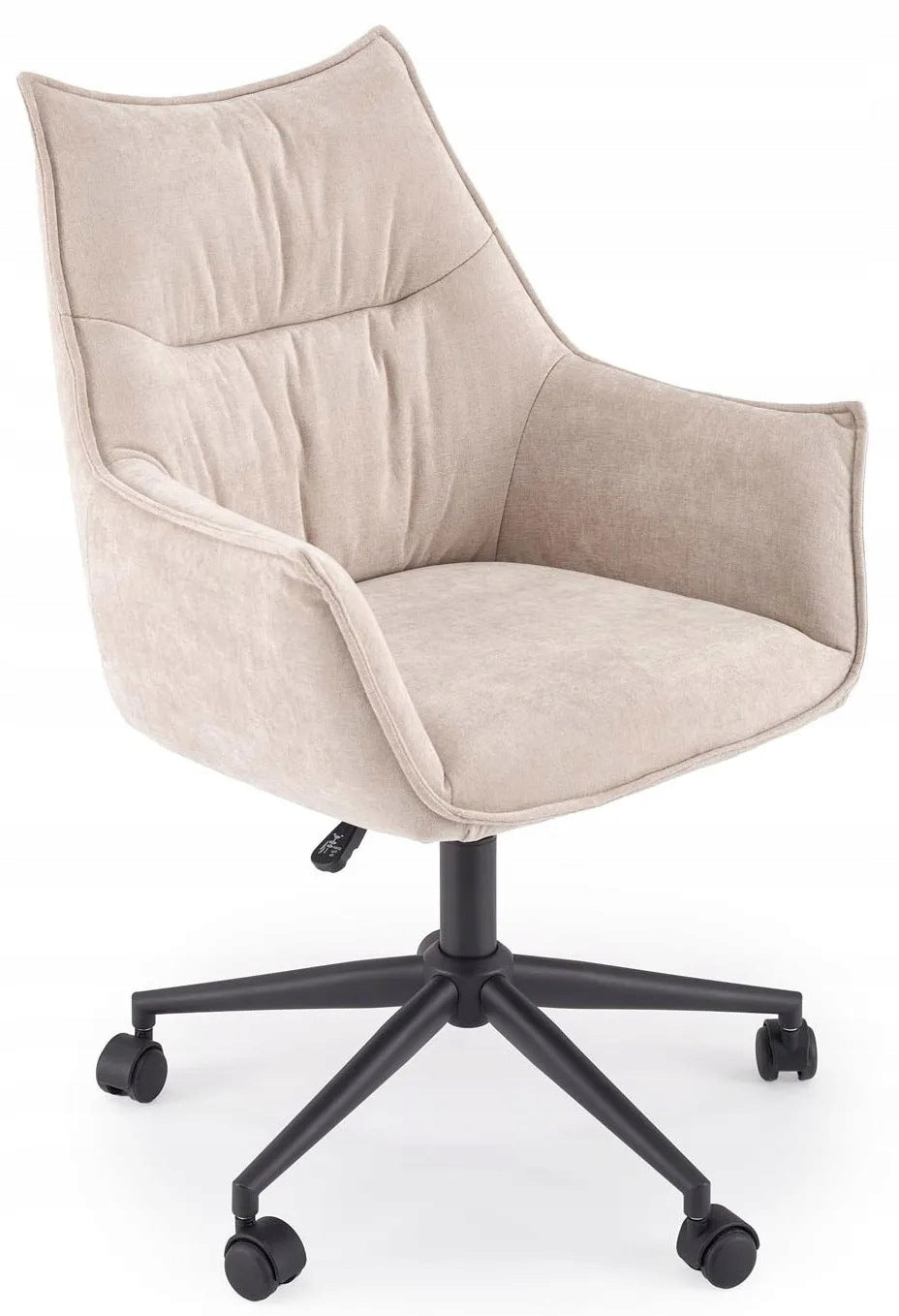 CLIO Office Chair Beige Halmar Upholstered Height Adjustable Comfort