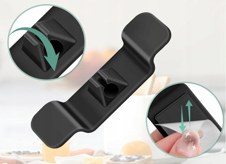 CLIP CABLE HOLDER CORD ORGANIZER FOR KITCHEN APPLIANCE CABLES x 2 Brand no brand