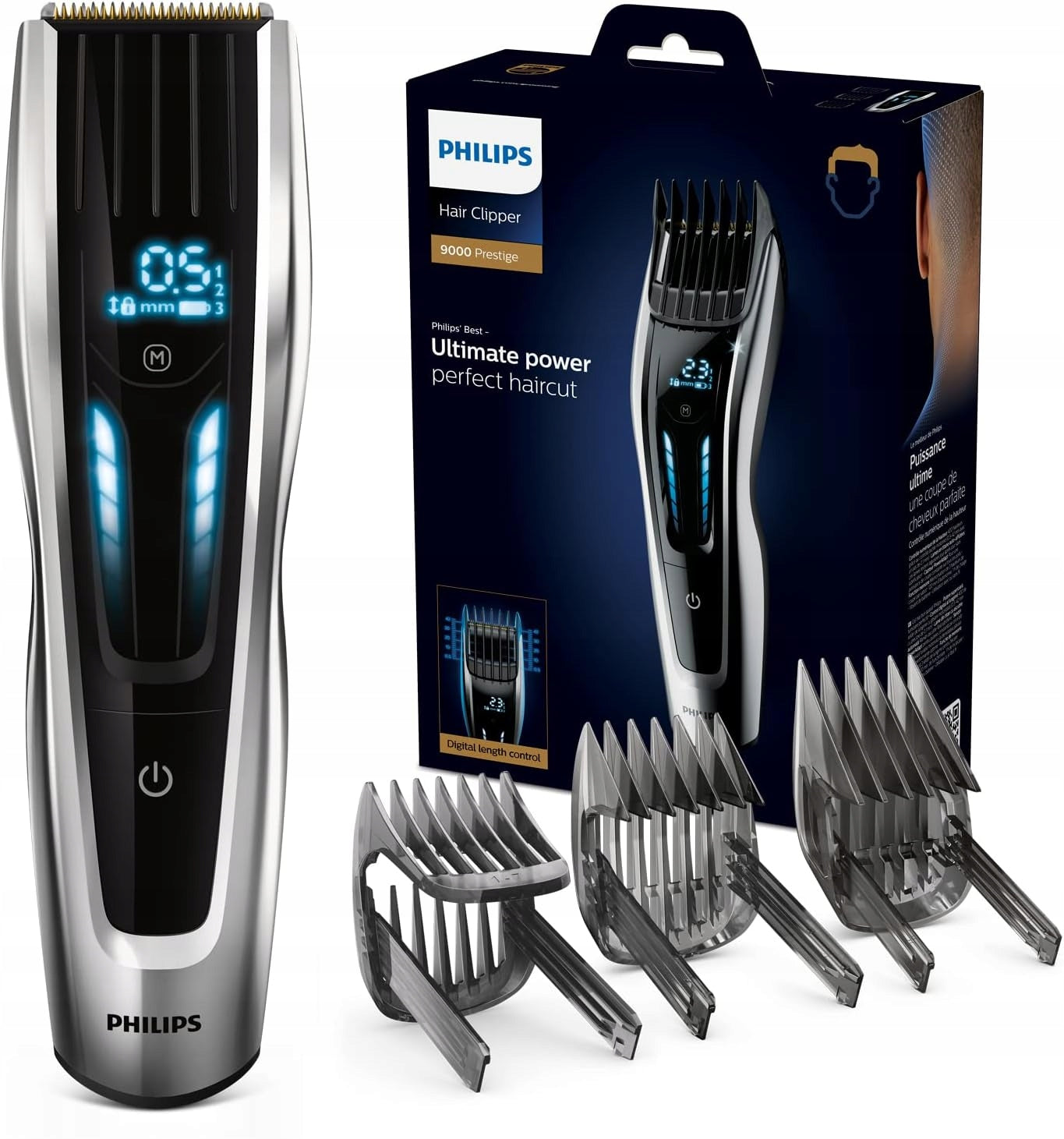 CLIPPER PHILIPS HC9450/15 PRESTIGE 9000 + 3 INTERCHANGEABLE ATTACHMENTS Packaging status original
