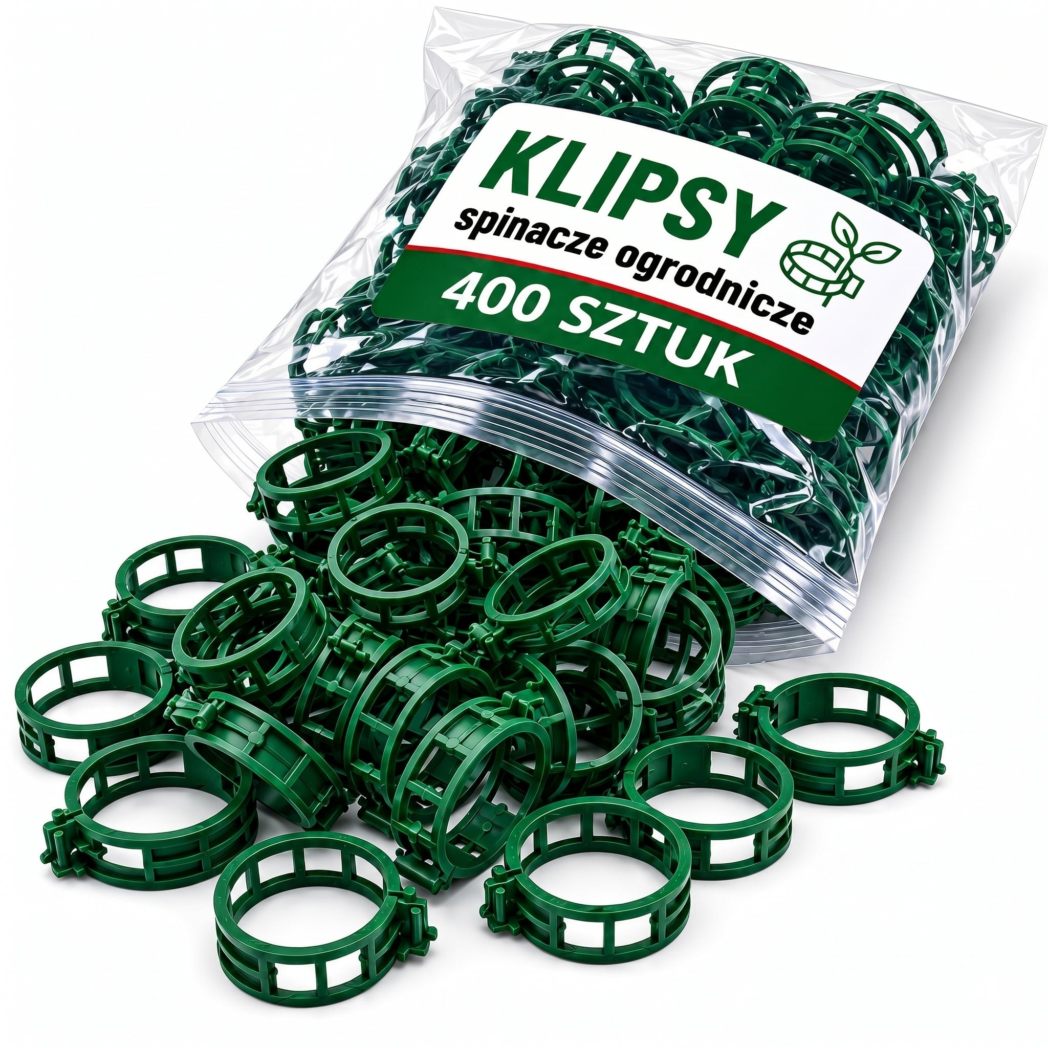CLIPS CLASPS GARDEN HANDLES TOMATO CLIPS STEMS 400 pieces Packaging status original