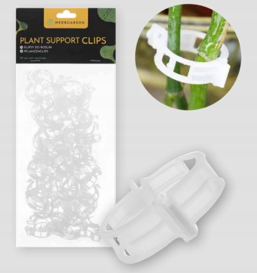 CLIPS FOR FIXING PLANTS, GARDEN, 50 PCS. WHITE Brand Herbgarden