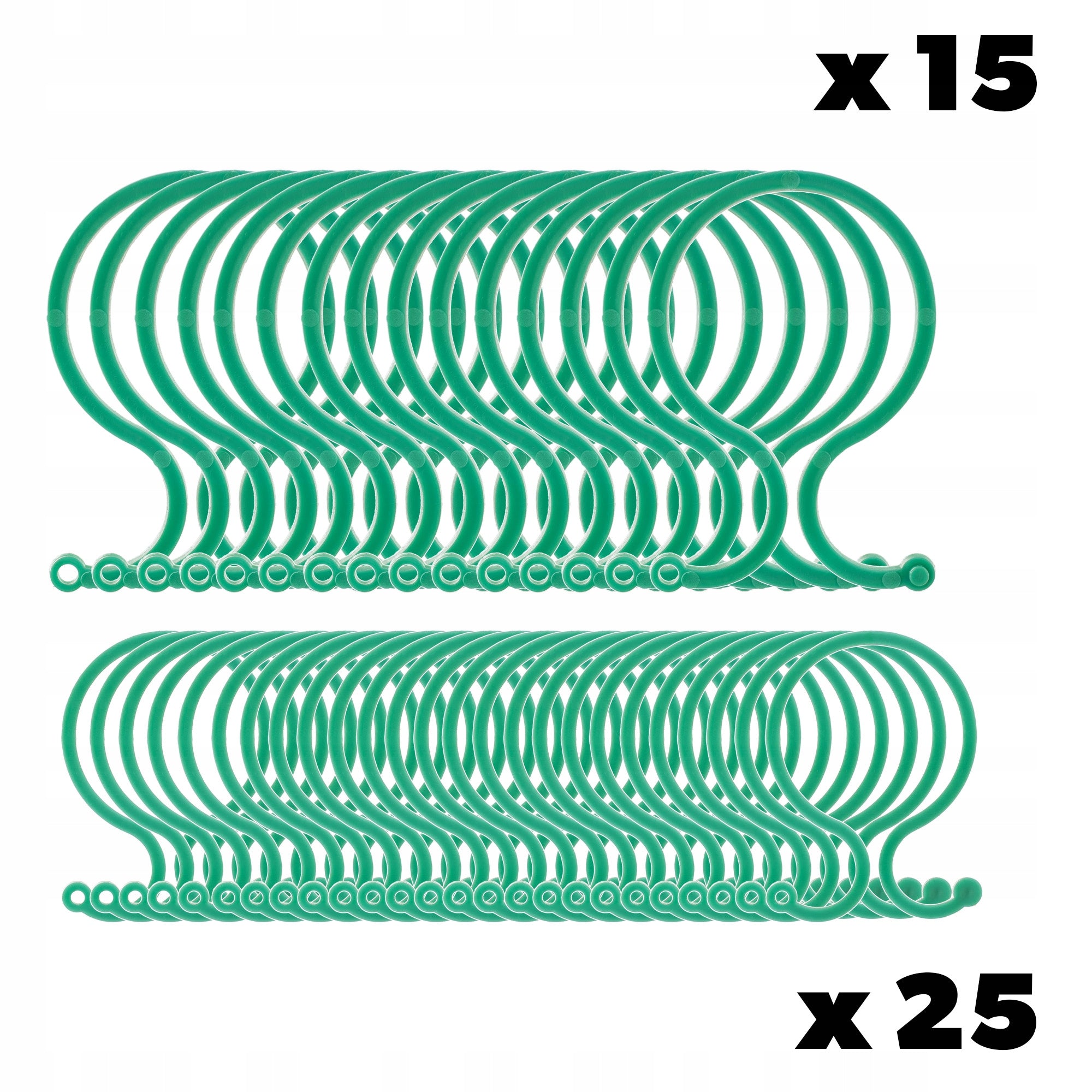 CLIPS FOR TOMATO PLANTS FOR STEM AND SHOTS FASTENING 3cm / 4cm 40pcs Product width 4 cm