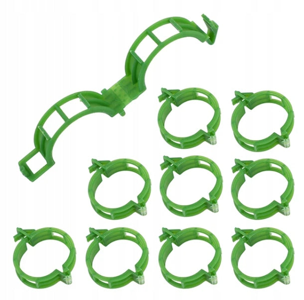 CLIPS HANDLE CLASP FOR STEMS TOMATO PLANT BRANCHES GREEN 100PCS