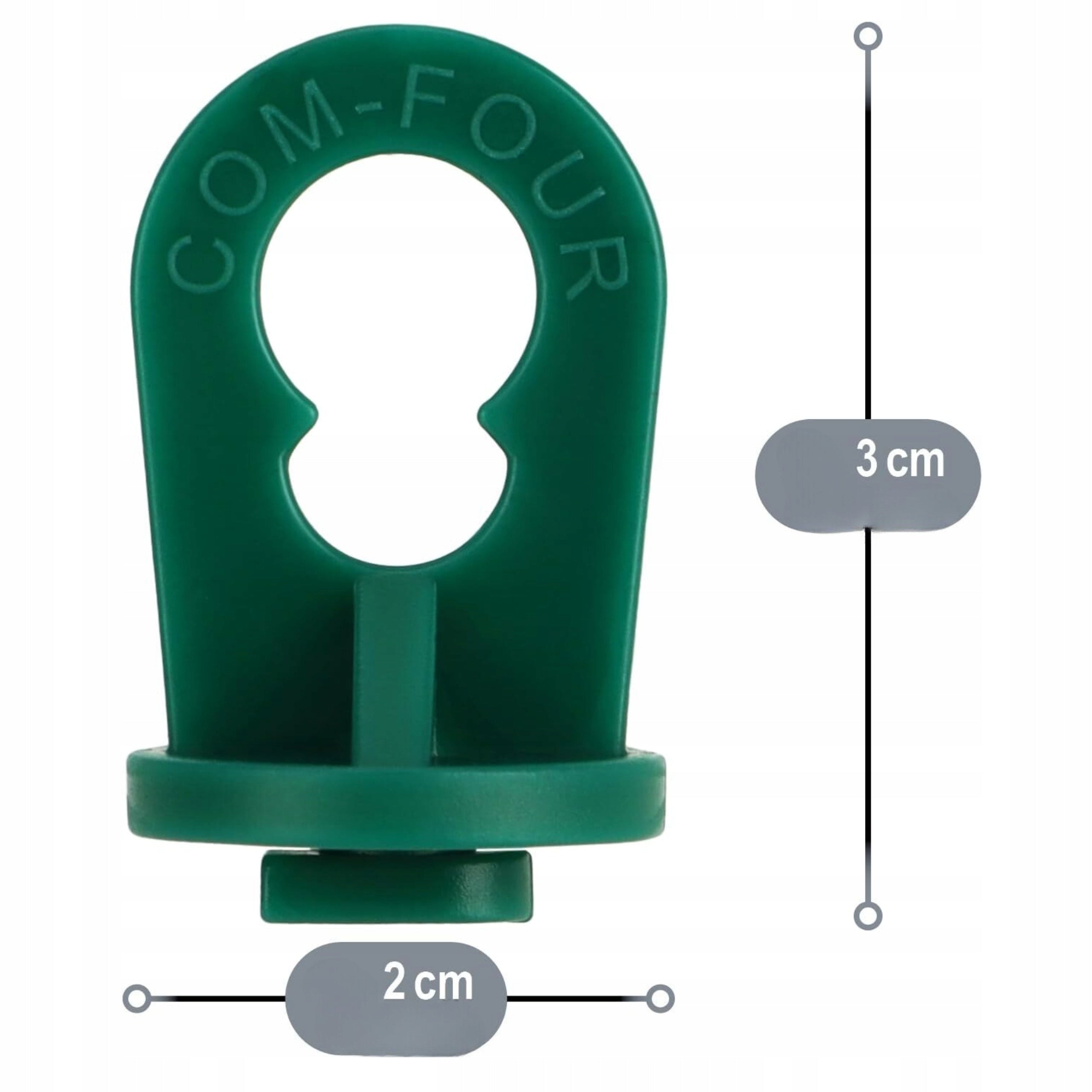 CLIPS HANDLES FOR GREENHOUSE HANGING SET OF 100 PIECES Product height 3 cm
