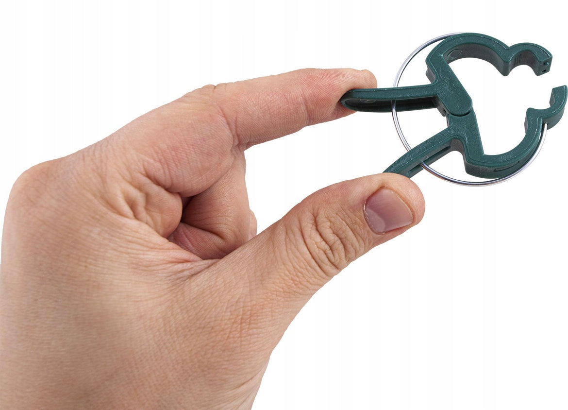CLIPS PLANT CLIPS 8X LARGE 12X SMALL Color green