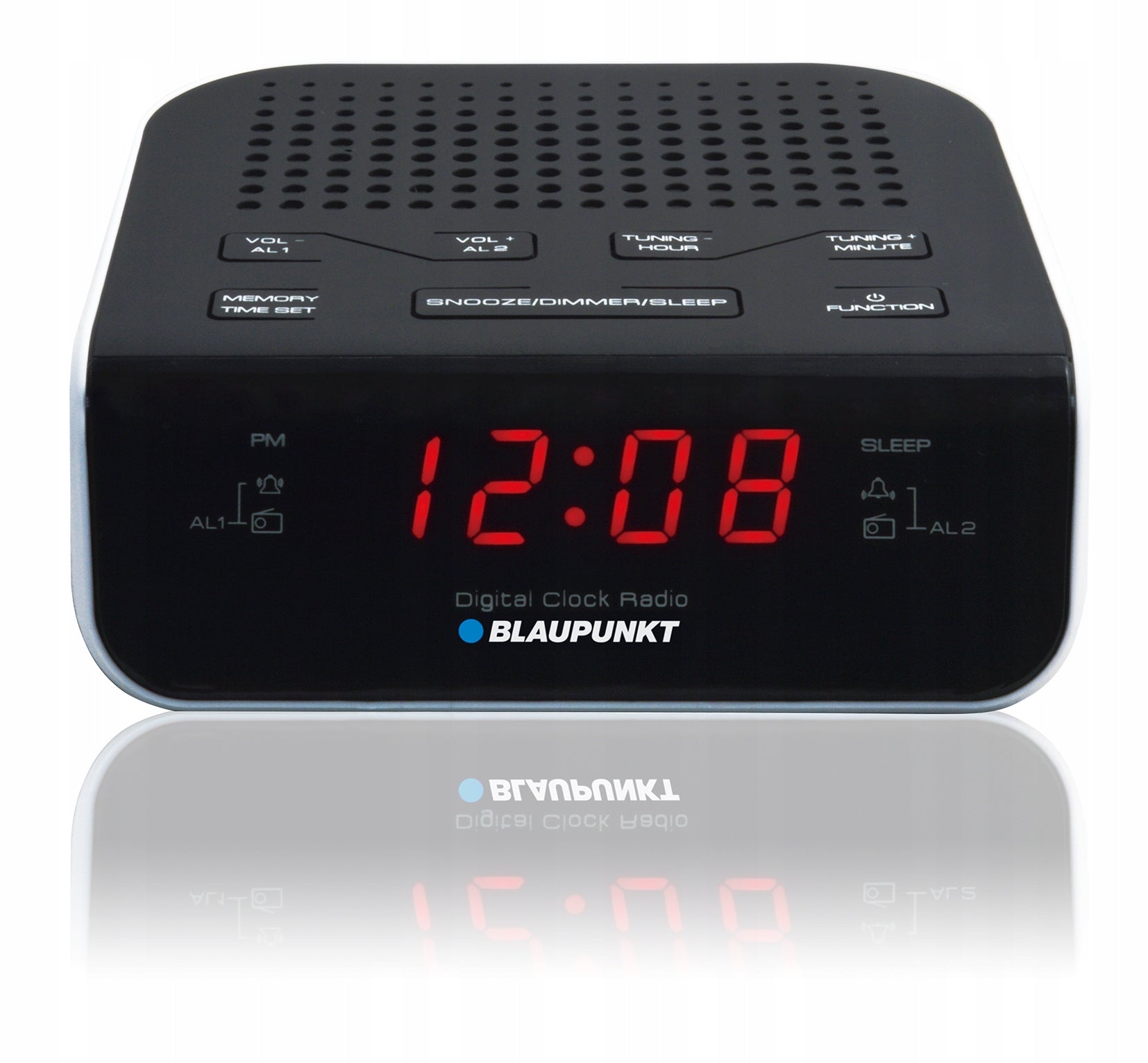 CLOCK RADIO BLAUPUNKT CR5WH ALARM CLOCK WATCH RADIO WITH NAP ALARM BLACK Manufacturer code CR5WH