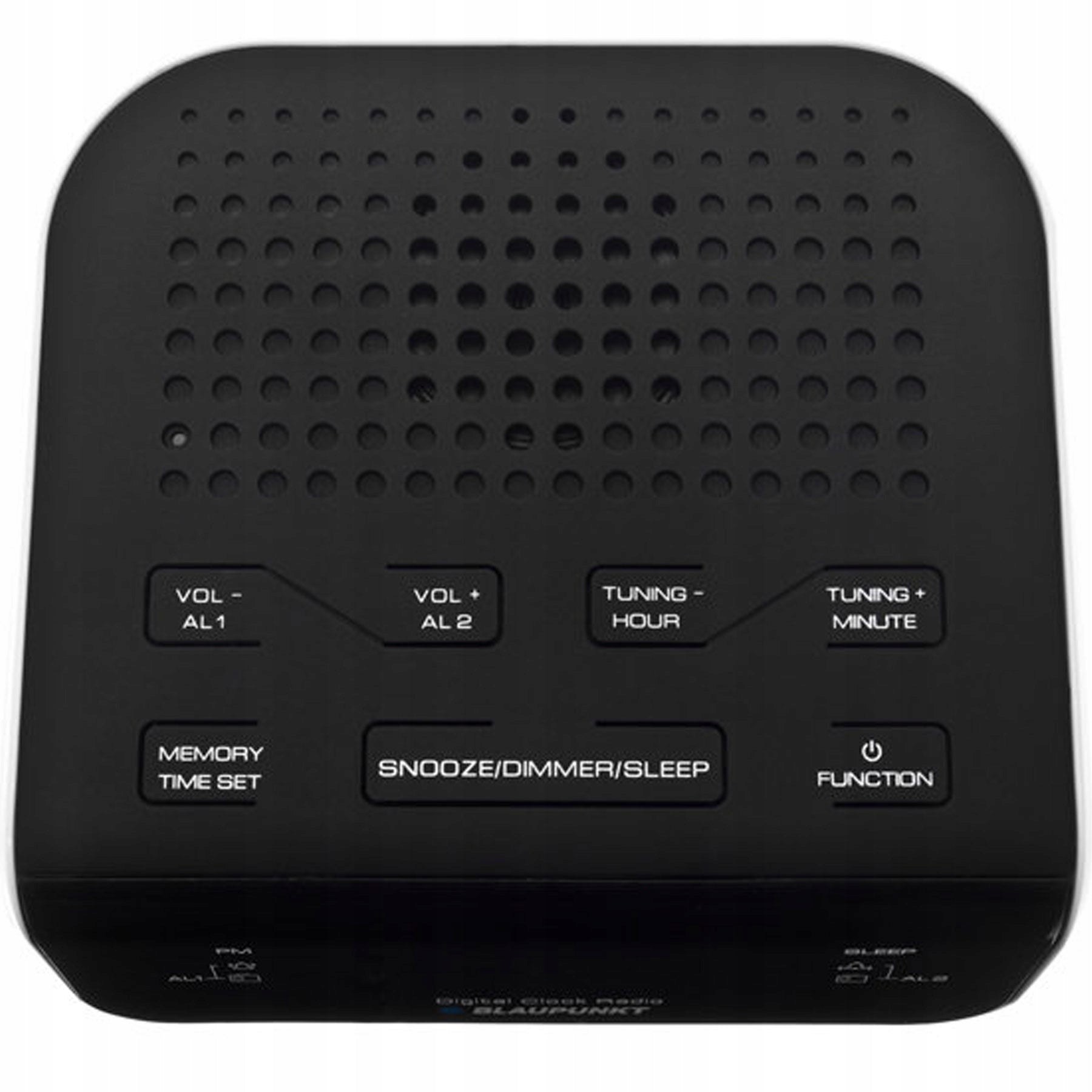 CLOCK RADIO BLAUPUNKT CR5WH ALARM CLOCK WATCH RADIO WITH NAP ALARM BLACK Packaging status original
