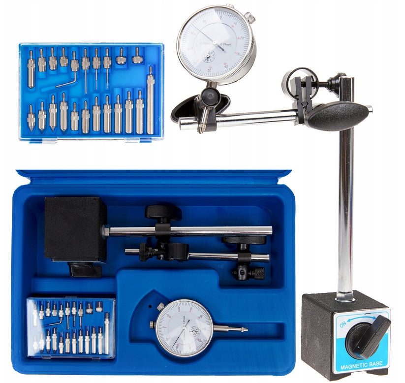 CLOCK SENSOR TRIPOD FOR CHECKING THE BEATING OF DISCS 0-10MM TIP SET