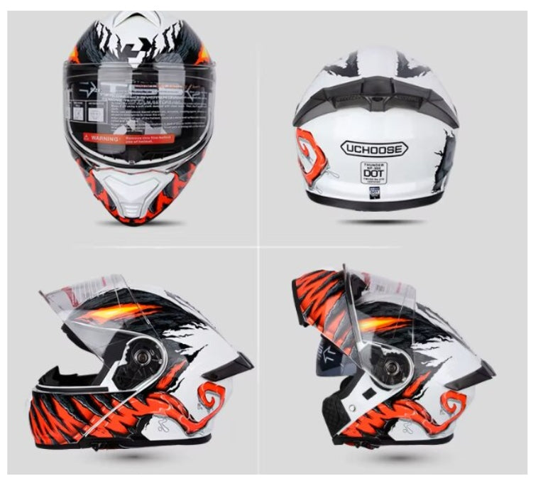 CLOSED MOTORCYCLE HELMET WITH VISOR SIZE L Manufacturer no brand