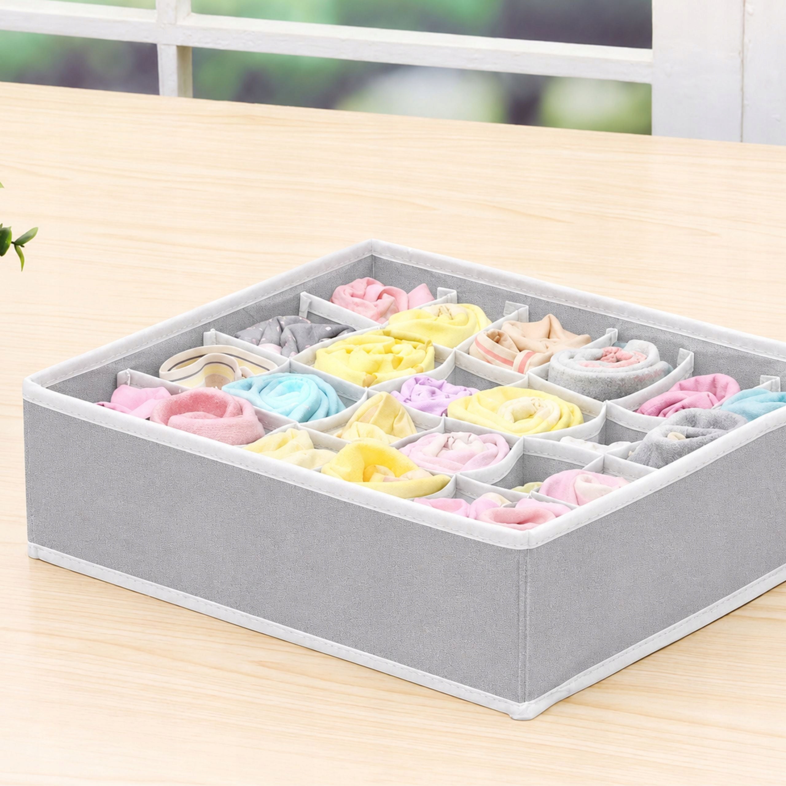 CLOSET ORGANIZER SOCK DRAWERS UNDERWEAR FOLDING 24 COMPARTMENTS Manufacturer code 27380